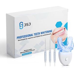 JSJ® Tandenbleekset - Tanden bleken - Teeth whitening - Tandenblekers - Witte tanden - Zonder peroxide (0%)