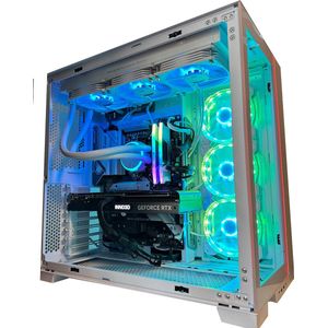 Ultra Game PC LUMIX - Ryzen 7600X - RTX 4070 Ti !! - 32 GB DDR5 - 2TB NVMe - WATERKOELING White RGB build (Speel alle Games op ULTRA!)