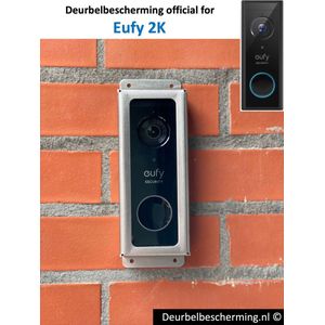 Eufy 2K Deurbelbescherming // RVS Zilver // anti-diefstal cover - videodeurbel bescherming - videodeurbel beschermer - videodeurbel hoes - videodeurbel cover - videodoorbell cover - beveiligingscamera beschermer (nr.3)