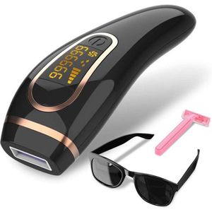 Dyla - IPL Ontharingsapparaat - Pijnloze Haar Verwijderaar - Zwart