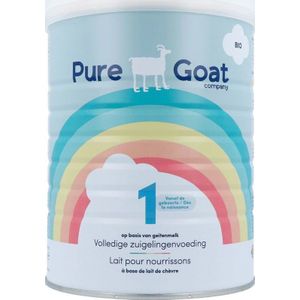 Pure goat Zuigelingenvoeding volledig 1 bio  800 Gram |