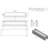 Homebox - Geïsoleerde Brievenbus - Wit - Hoogwaardig Isolatiemateriaal