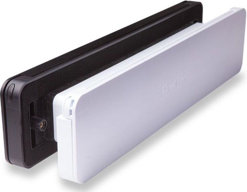 Homebox - Isolerende Brievenbus - Tochtvrij - ABS Kunststof - Wit/Zwart