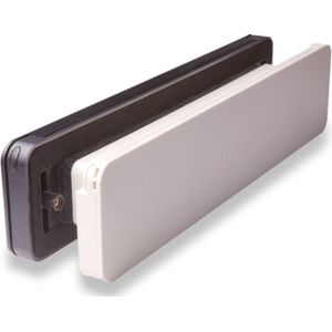 Homebox - Brievenbus - Aluminium Zwart Geborsteld - Buitendeel - Geluiddempende en Isolerende