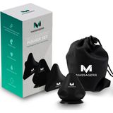 Massagerr - Triggerset - Massagehulpmiddel - Zwart - Kunststof