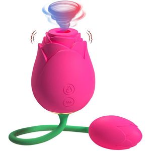 Qarano Primordial Vibrator - Luchtdrukvibrator - Zuigvibrator - Vibrators voor vrouwen - 15 Standen - Clitoris Stimulator - G-Spot Booster - Massager - Seksspeeltje - Intense Orgasme