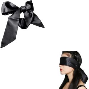 URlife® Blinddoek Kleur Zwart- BDSM en SM- Erotiek- Seks Toys- Mannen en Vrouwen- Seksspeeltjes voor koppels- Discreet verpakt