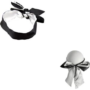 URlife® Blinddoek Kleur Zwart/Wit- BDSM en SM- Erotiek- Seks Toys- Mannen en Vrouwen- Seksspeeltjes voor koppels- Discreet verpakt