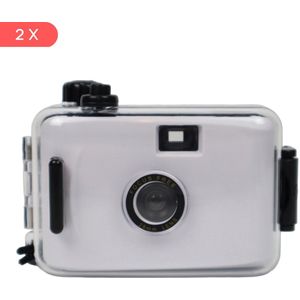 SolidGoods - Wergwerpcamera - Analoge Camera -  Disposable Camera - Kindercamera - Filmrol - Vlogcamera - Wit