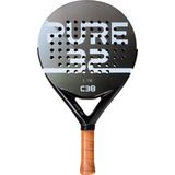 Pure32, Comfort Type C38, Allround padel racket, Hyperfiber en Carbon, Extra rough surface, Black EVA kern, beginnende tot gevorderde padel spelers