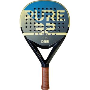 Pure32, Dynamic Type D38, Power padel racket, Carbon, Extra rough surface, Black EVA kern, gevorderde padel spelers
