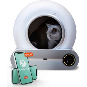 Cellavi - Automatische Kattenbak - Zelfreinigend - XXL - 65L