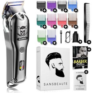 Sansbeauté - Professionele Draadloze Tondeuse - Haartrimmer - Kappersset