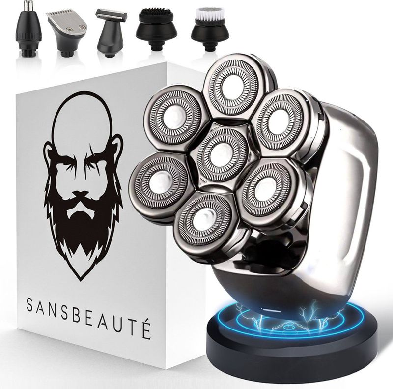 Sansbeauté - Skull Sharp PRO - Scheerapparaat - Draadloos - Multifunctioneel
