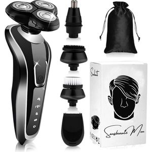 5-in-1 Elektrisch Scheerapparaat Mannen met Trimmer S1110 - Nat & Droog – Baardtrimmer - Tondeuse - Neustrimmer - 5 Opzetstukken - Electric Shaver - Waterproof