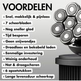 Sansbeauté - Skull Sharp PRO - Scheerapparaat - Draadloos - Nat & Droog