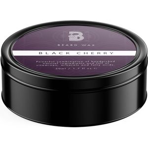 Baardwax Black Cherry 50ml – baardverzorging - baardstyling en fixatie – Baardgel - Best Beardcare Beard Wax
