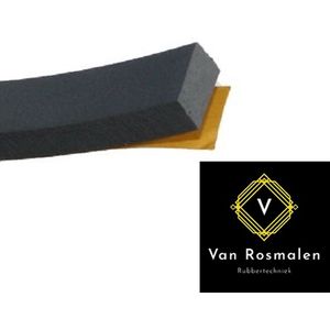 VRR Zelfklevend Celrubber EPDM 15 x 5 mm, tochtstrip, afdichtband, per 10 meter