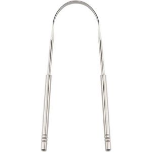 OrganiBrush 100% RVS Tongschraper / Tongreiniger - Antibacterieel - 1 Stuk