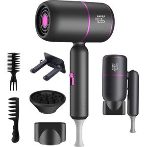 BAESS - Turbo Flex - Föhn - Grijs - Inklapbaar - 2000W - Ionische Haardroger
