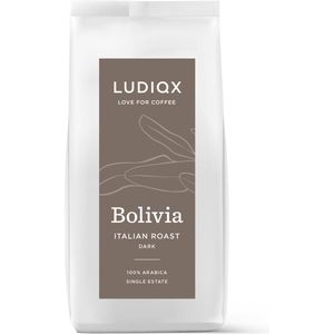 LUDIQX Bolivia ""Italian Roast"" Koffiebonen 250 gram