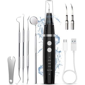 V-Goods - Premium Sonische Tandsteen Verwijderaar - Inclusief Tandarts Set - 3 Opzetstukken