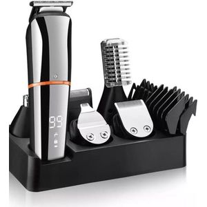 Kemei Baardtrimmer - Body groomer - 6 in 1 - Voor mannen - Waterdicht - Voor baardhaar - Hoofdhaar - Lichaamshaar