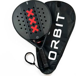 Orbit Sores Amsterdams Padel racket - padel - inclusief beschermhoes - 3K carbon