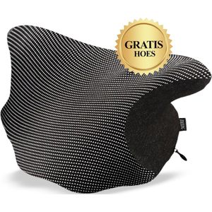 MiRi Nekstretcher – Massagekussen – Gratis Wasbare hoes – Magnetisch Textiel – Extra Breed – Nieuwste Model – Nekmassage Apparaat – Zwart – Nekpijn –