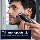 Mancraft - 3 in 1 Scheerapparaat - Met Oplaadstation - Neus en Trimmer Opzetstuk