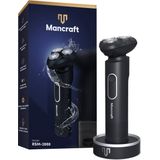 Mancraft - 3 in 1 Scheerapparaat - Met Oplaadstation - Neus en Trimmer Opzetstuk