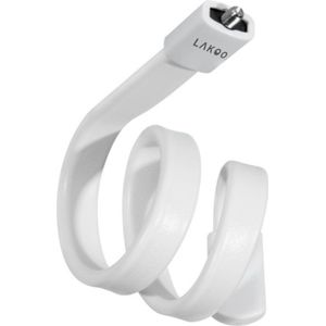 Flexi Twist Black | Universele babyfoonhouder | Veilig met riemen en klem aan meubels | Boren niet nodig | Flexibele babycamerahouder | Babyfoon plank