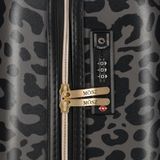 Dames handbagage koffer zwarte luipaard - 55 cm - MŌSZ Lauren