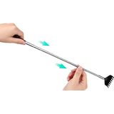 Massagerr - Hoofd & Rug Krabber Set - 5-in-1 - Uitschuifbare Handgreep - Roestvrijstaal