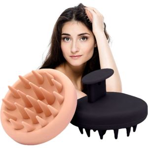 Beyeza Haarborstel voor Haargroei - 2 Stuks - Scalp Massager - Shampoo Borstel - Haarverzorging - Hoofdmassage Brush - Hoofdhuid Massage Borstels