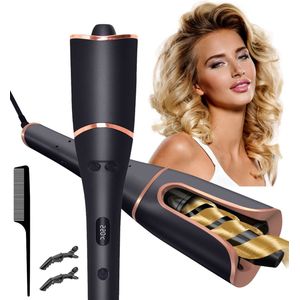 Beyeza - Automatische Krultang - 5 in 1 - Krulborstel Roterend - Incl. Haarkam en Haarklem