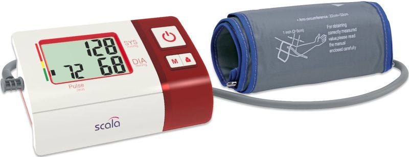 Scala 7620 Bovenarmbloeddrukmeter - Rood