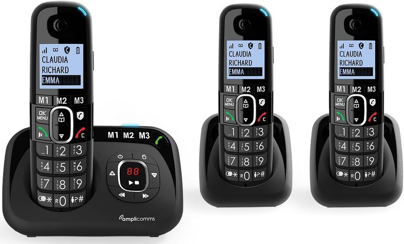 Bigtel1583 Trio Dect Set Met Antwoordapparaat