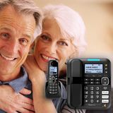 Amplicomms Bigtel 1580 Combo Senioren Huistelefoon + Dect Telefoon