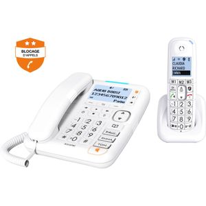 Alcatel XL785 Combo Voice Senioren Huistelefoon + Dect telefoon
