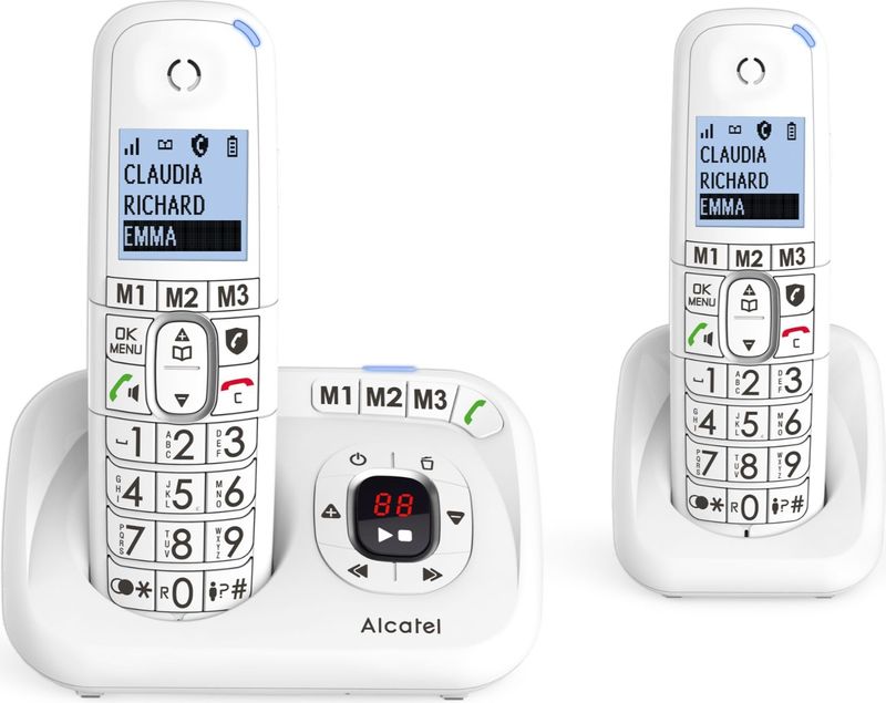 Alcatel XL785S BNL Voice Duo Draadloze Huistelefoon met Antwoordapparaat en Oproepblokkering