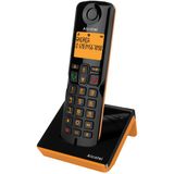 Alcatel S280 Dect Senioren Huistelefoon Zwart/Oranje