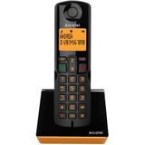 Dect telefoon S280 Duoset Senioren Huistelefoon Zwart/Oranje