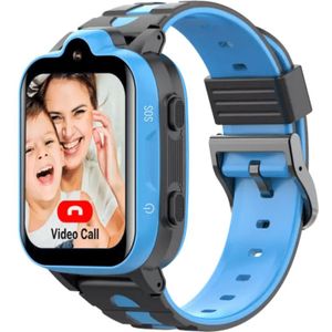 Beafon Smartwatch voor Senioren en kinderen| Zwart-Blauw