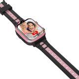 Beafon Smartwatch met telefoonfunctie en track and trace| Zwart-Roze