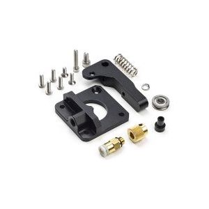Aluminium MK8 Bowden Extruder Upgrade kit zwart links