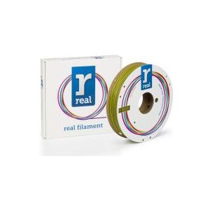 REAL Sparkle Sulfur Yellow filament 1,75 mm PLA 0,5 kg