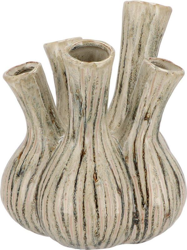 CEMABT 24 cm Bloemenvaas, 1,5 l, dikke vaas voor tulpen, geschenken voor mama voor verjaardag, cadeau-ideeën, glazen vaas voor bloemen, helder, decoratief voor bruiloften (twill-kleurrijk