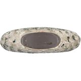 DK Design - Inga Jada - Bloemenvaas - Groen - Plat Model - Schub Motief