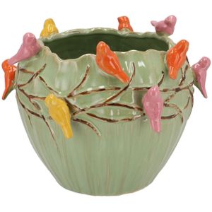 DK Design - Bloempot - Pistache Groen - Keramiek - D26 x H20 cm